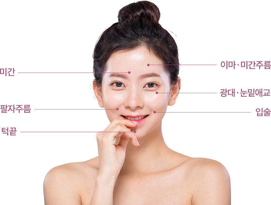 동안필러 적용부위